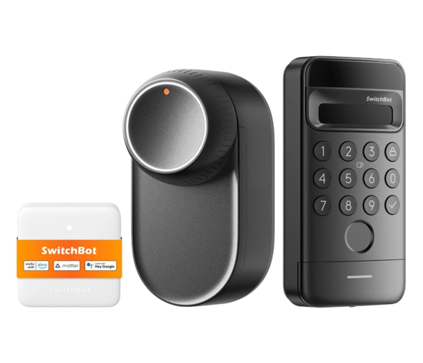 SwitchBot Inteligentny zamek Ultra 3w1 z centralką Hub Mini Matter i k - 1471642 - zdjęcie